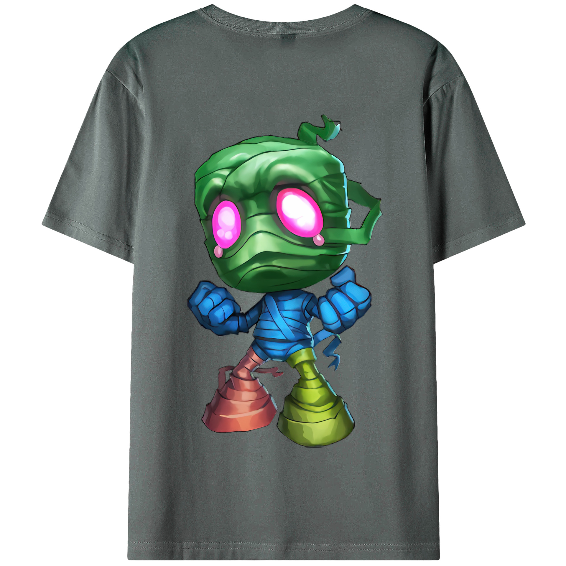 リーグ・オブ・レジェンド League of Legends LOL 綿100％半袖Tシャツ（背面プリント）